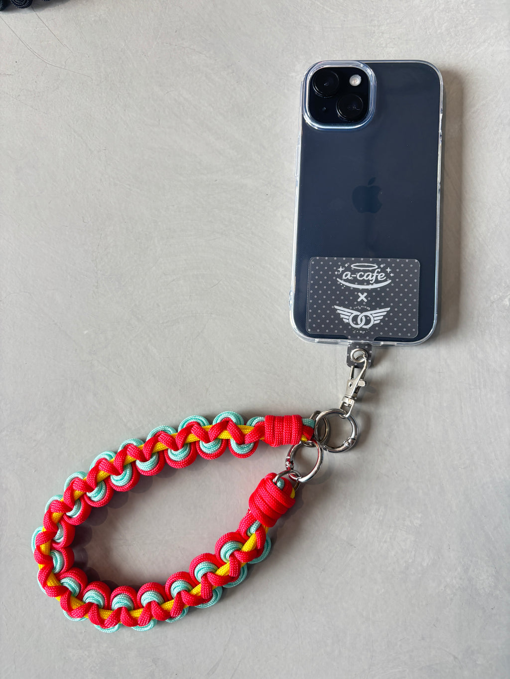 ⭐︎コラボ【予約販売】3wayパラコードスマホショルダー／ホイップウェーブ／受注生産