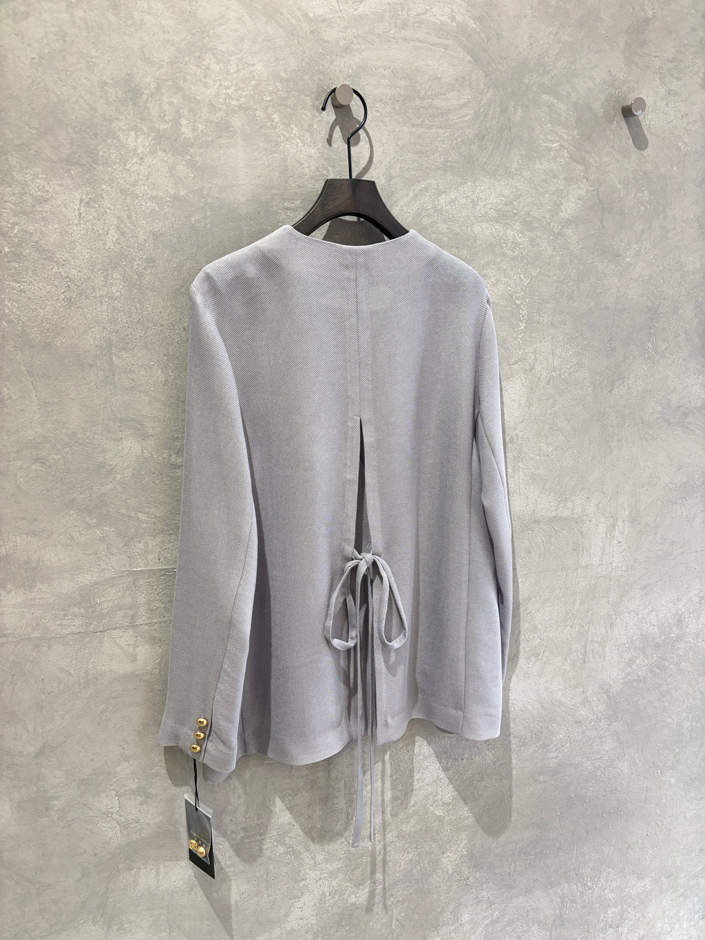 メッシュノーカラージャケット／Dignite collier