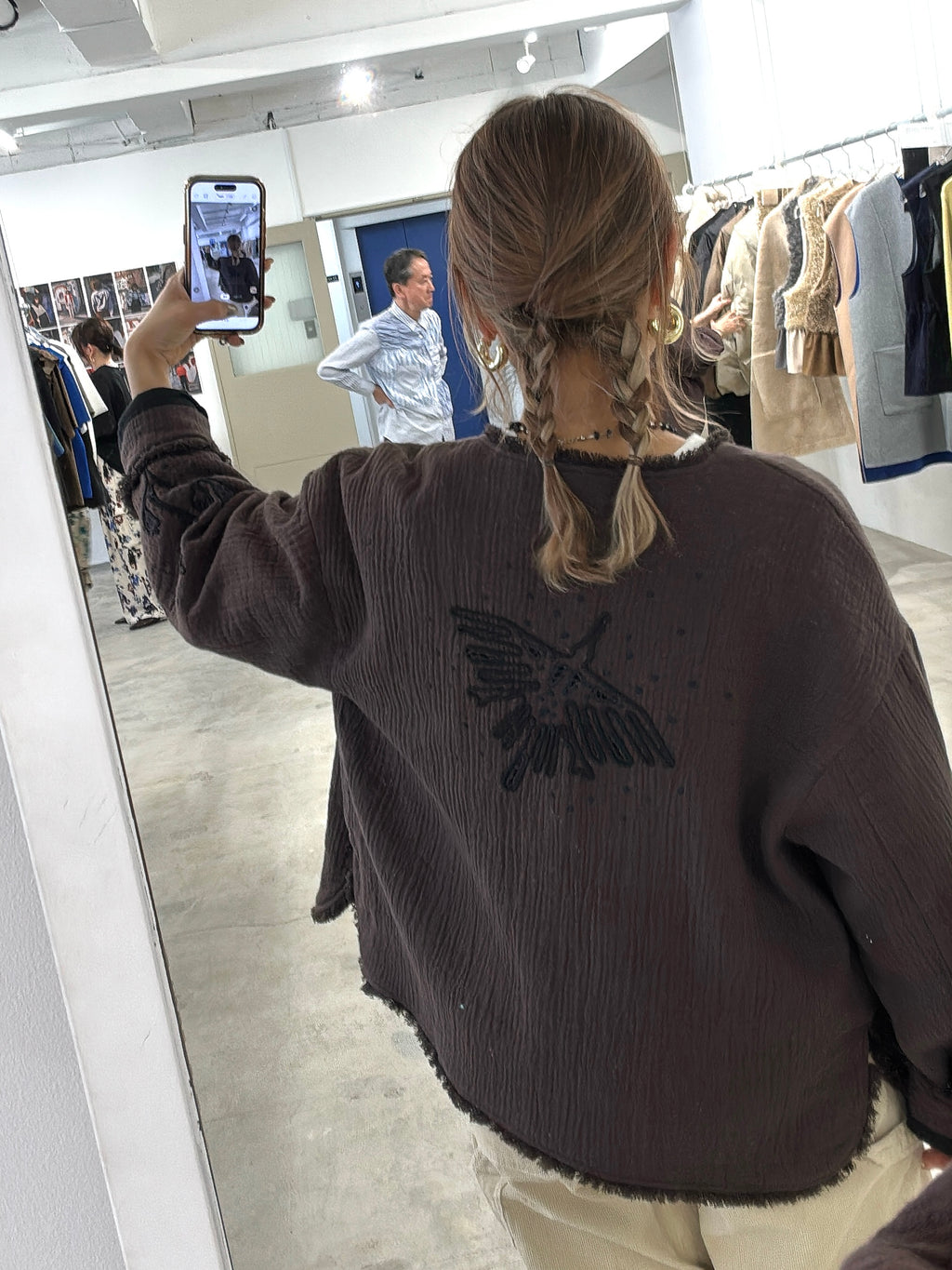 【予約⚡︎販売】刺繍クルーネックジャケット／#8643804／LE MÉLANGE／2026 AW #1