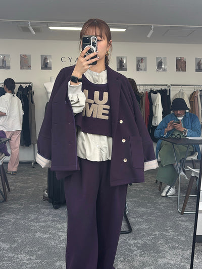 【予約⚡︎販売】サイドリブフリースベスト／604512／CYAN tokyo／2026 AW#1