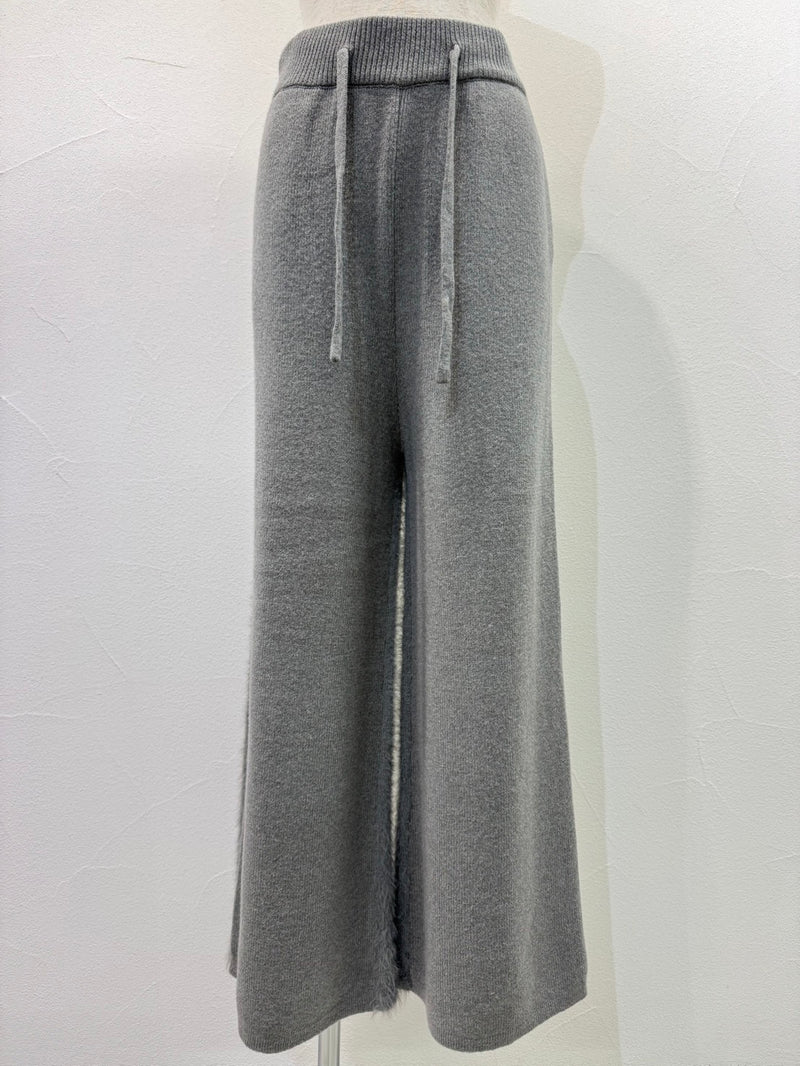 【予約⚡︎販売】シャギーコンビニットワイドパンツ／604510／CYAN tokyo／2026 AW#1