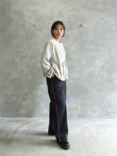 ラインコットンツイルパンツ／#8643503／LE MÉLANGE／2026 AW #1
