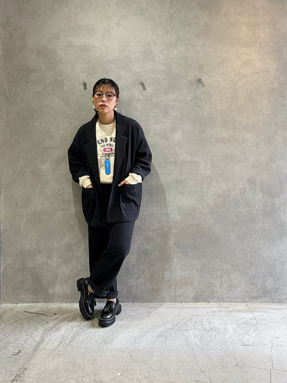 ウールタックパンツ／LE MÉLANGE