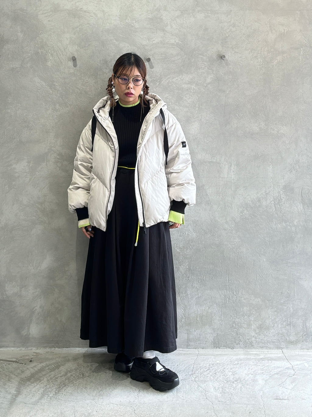 コクーンダウンジャケット／ayane