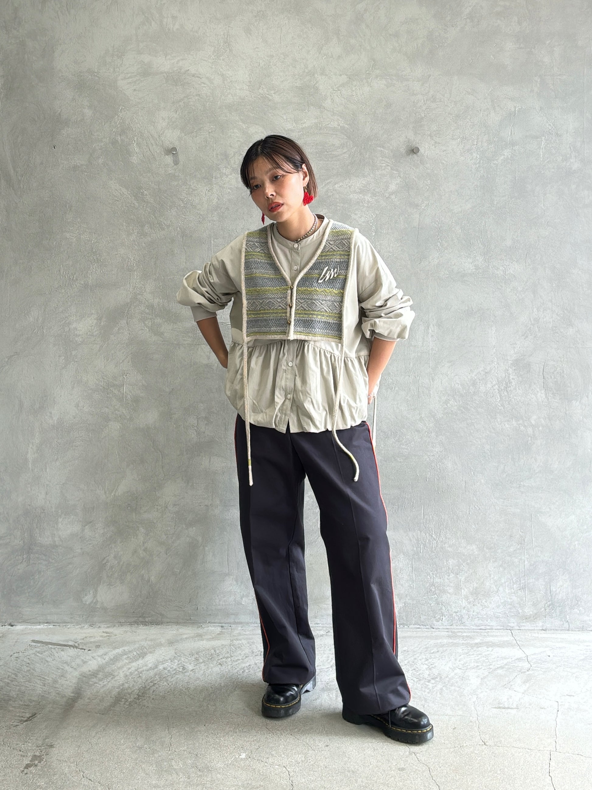 ギャザーバルーンシャツ／604489／CYAN tokyo／2026 AW#1