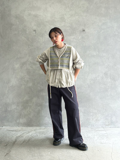 ギャザーバルーンシャツ／604489／CYAN tokyo／2026 AW#1