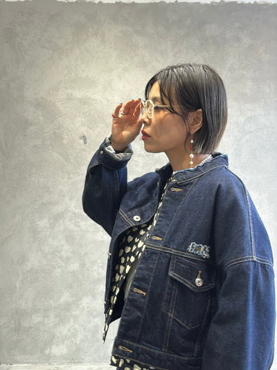 ハート柄パディングベスト／MG JK-26086-A／MARGAUX VINTAGE／2026 AW＃1