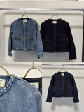 【予約⚡︎販売】編みこみデニムジャケット／MG JK - 27009 - S／MARGAUX VINTAGE／2027 PRE SPRING COLLECTION