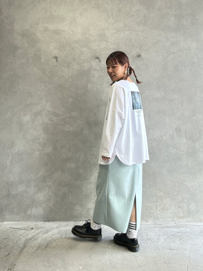 ウーリージャージスカート／Dignite collier