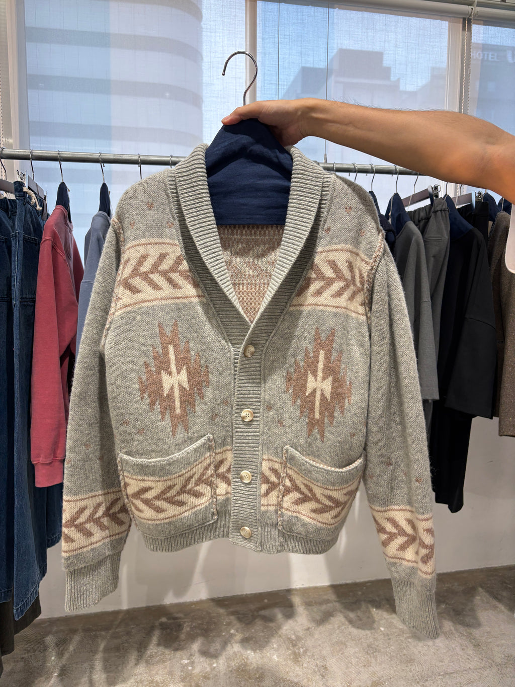 受付終了【予約⚡︎販売】カウチン風ショールカラーカーディガン／8652103／LE MÉLANGE／2026 AW #2