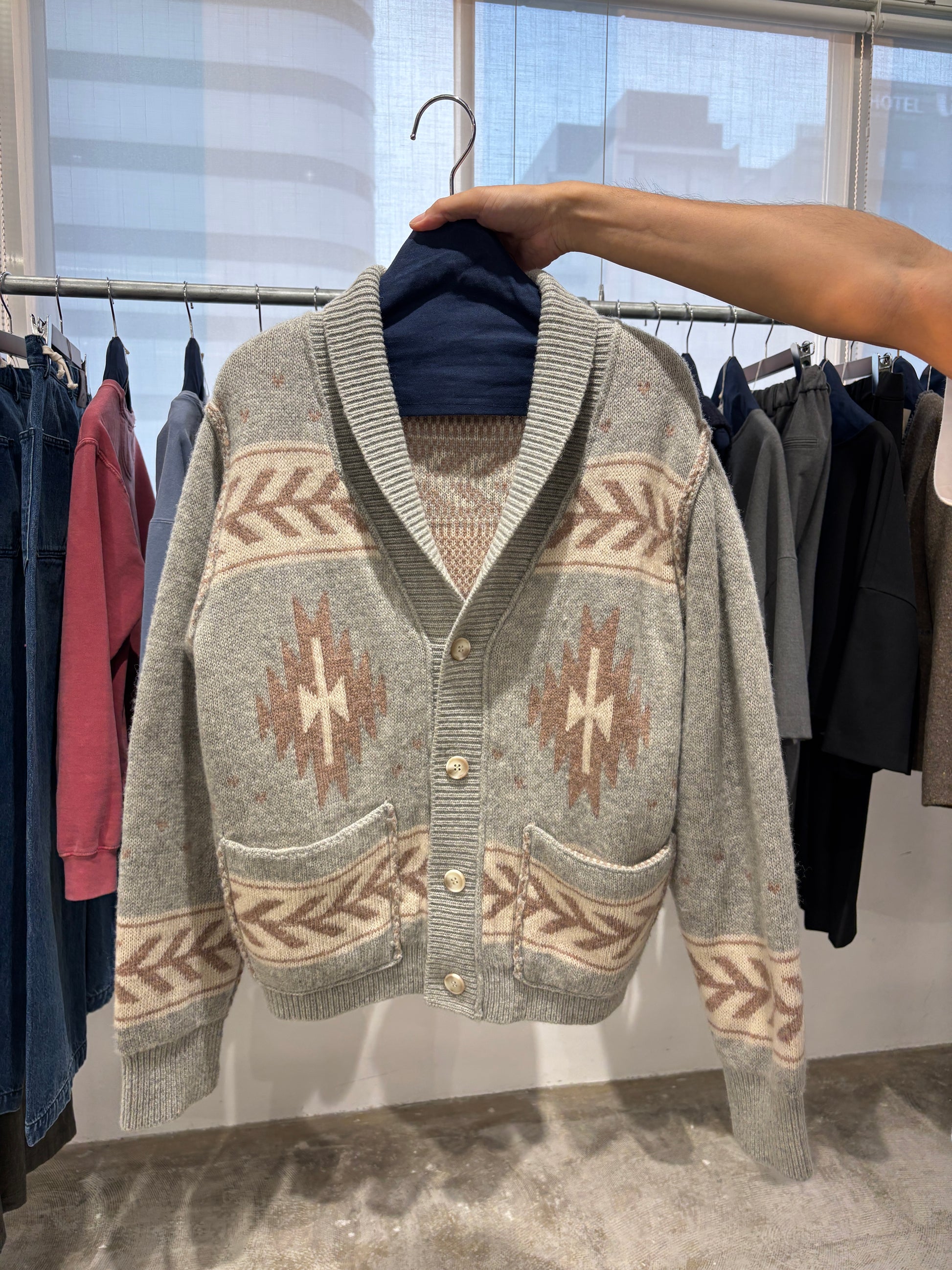 【予約⚡︎販売】カウチン風ショールカラーカーディガン／8652103／LE MÉLANGE／2026 AW #2