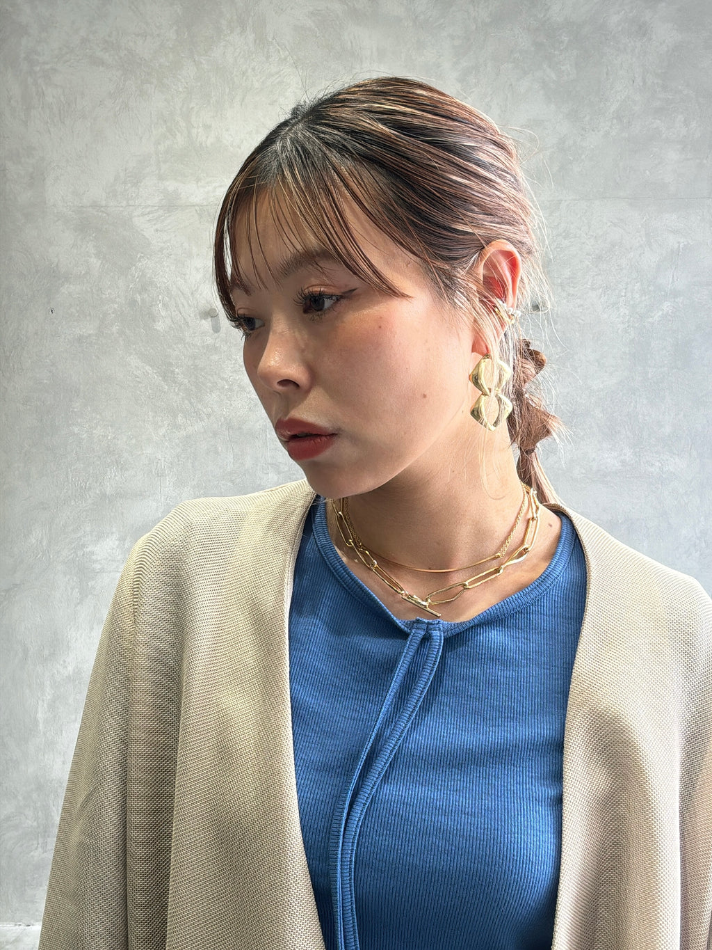 【予約販売】カーブバーネックレス