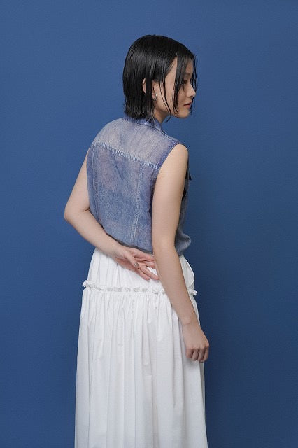 【予約販売】フリルギャザーバギーパンツ／601456／CYAN tokyo／2026 SS#2