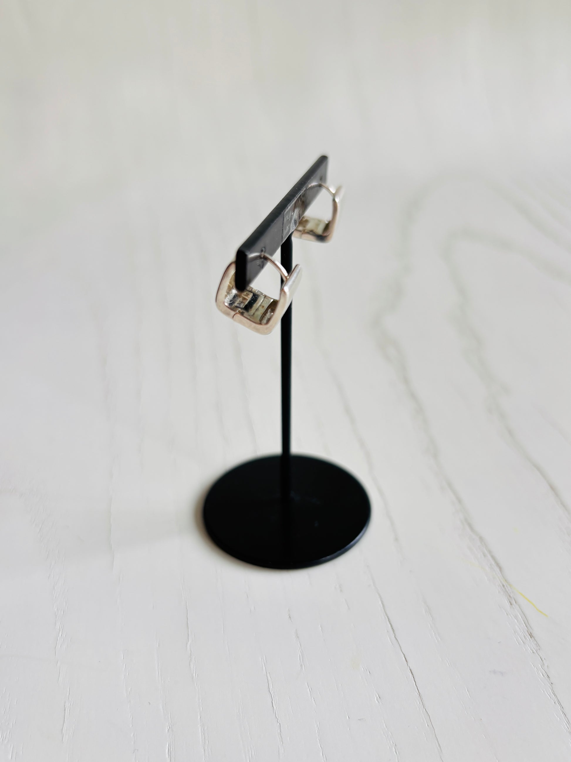 スクエアピアス／silver925