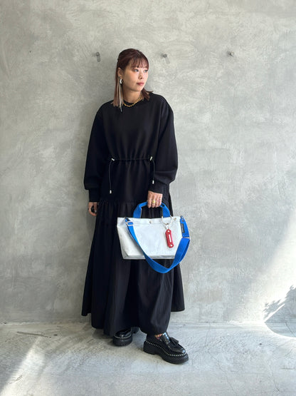 【予約販売】ブルー×チャコール（本体：ホワイト）／FACTORY OMOTO／BASIC TOTE