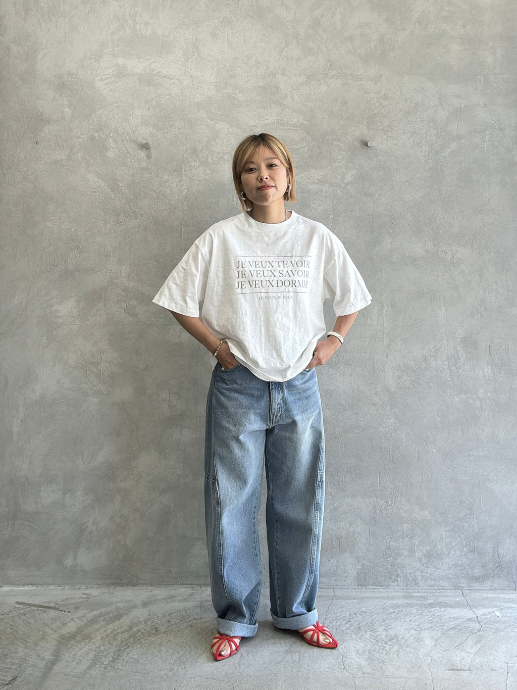 受付終了【予約販売】JE VEUX スラブTシャツ／ING