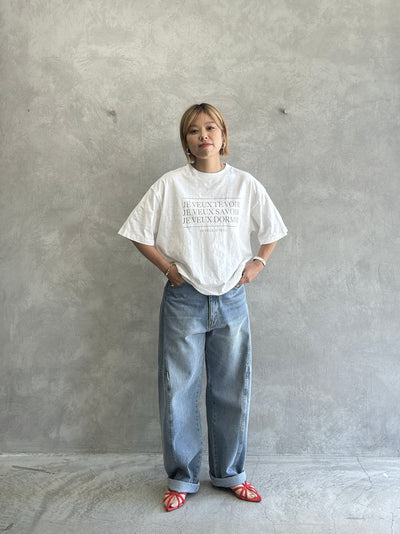 受付終了【予約販売】JE VEUX スラブTシャツ／ING