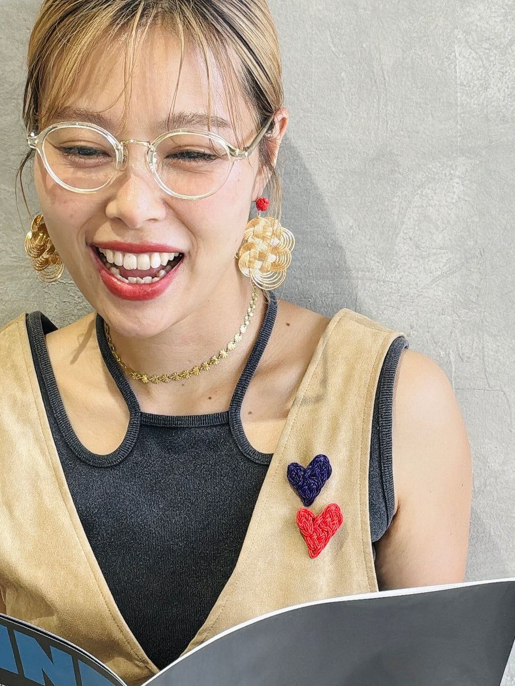 結び屋虹園×No.9コラボ限定仕様／3・6・９の揺れるピアス（ピアス・イヤリング）