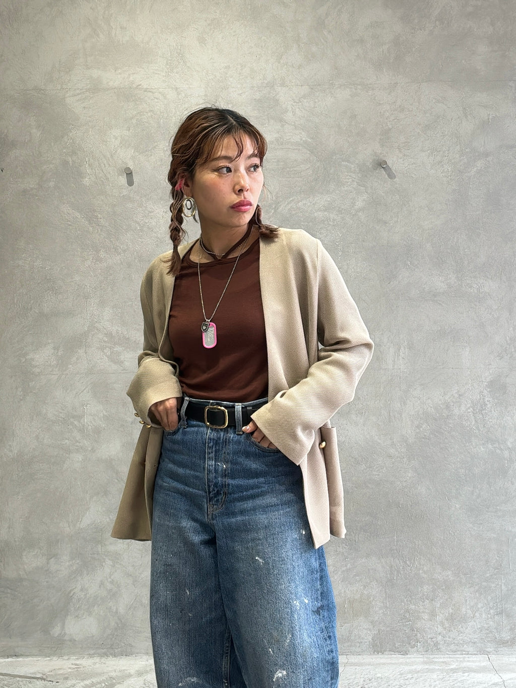 ホルターネックプルオーバー／Dignite collier