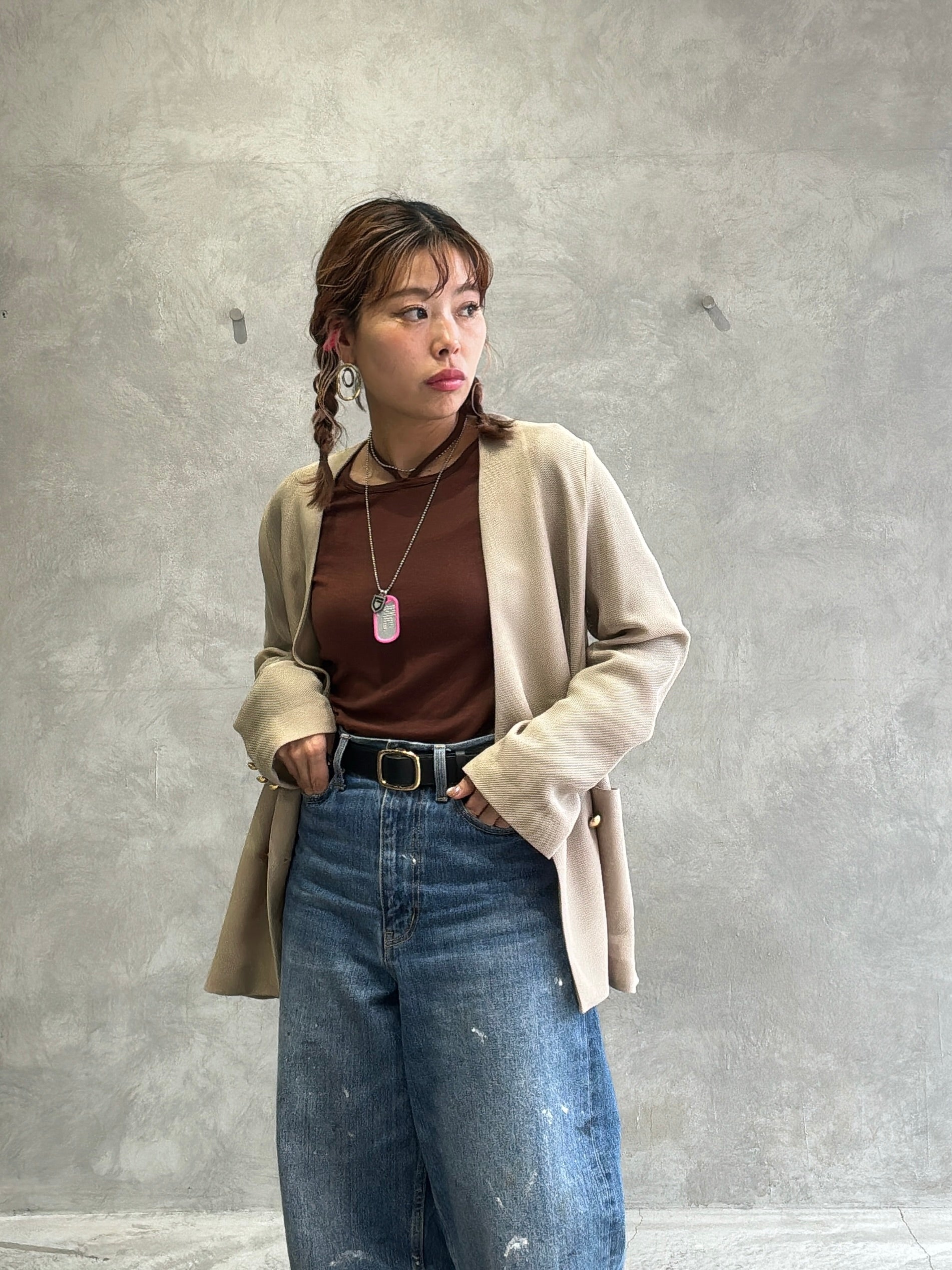 ホルターネックプルオーバー／Dignite collier