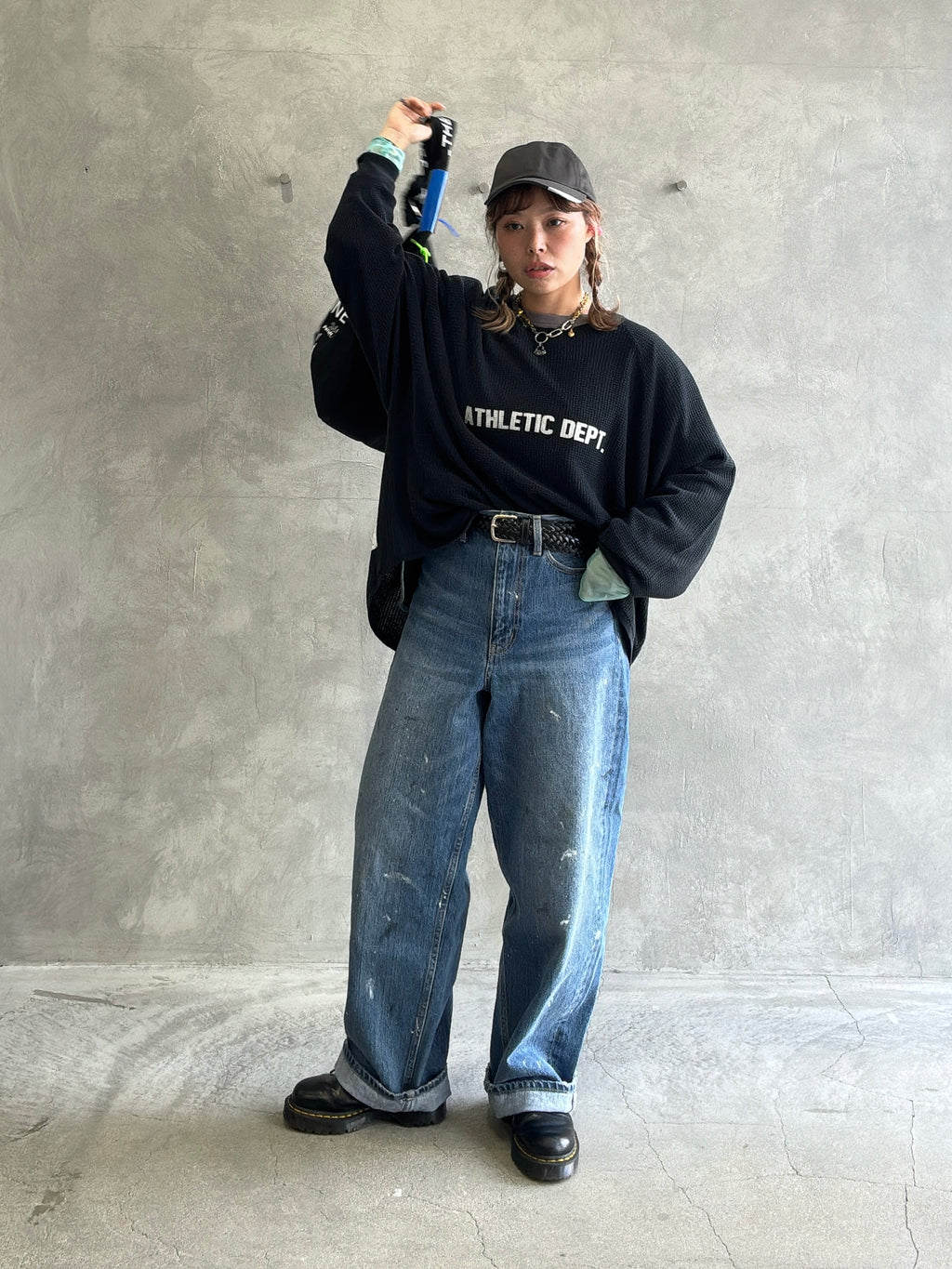 ワッフルドルマンロンT／flamingo firm