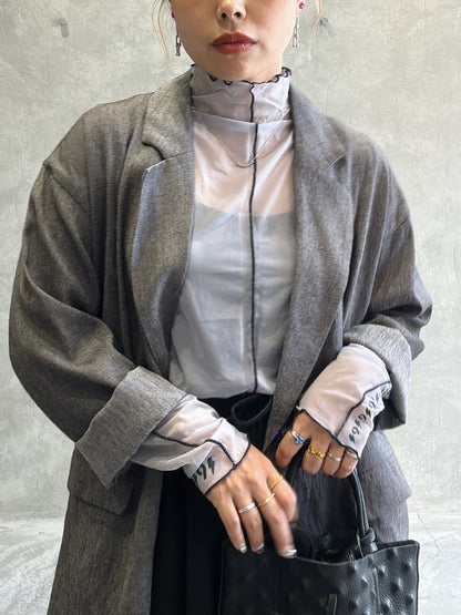 リラックスシルエットジャケット／LHELBIE