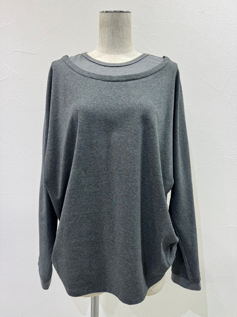 【予約⚡︎販売】レイヤーネックドルマンTOPS／604485／CYAN tokyo／2026 AW#1