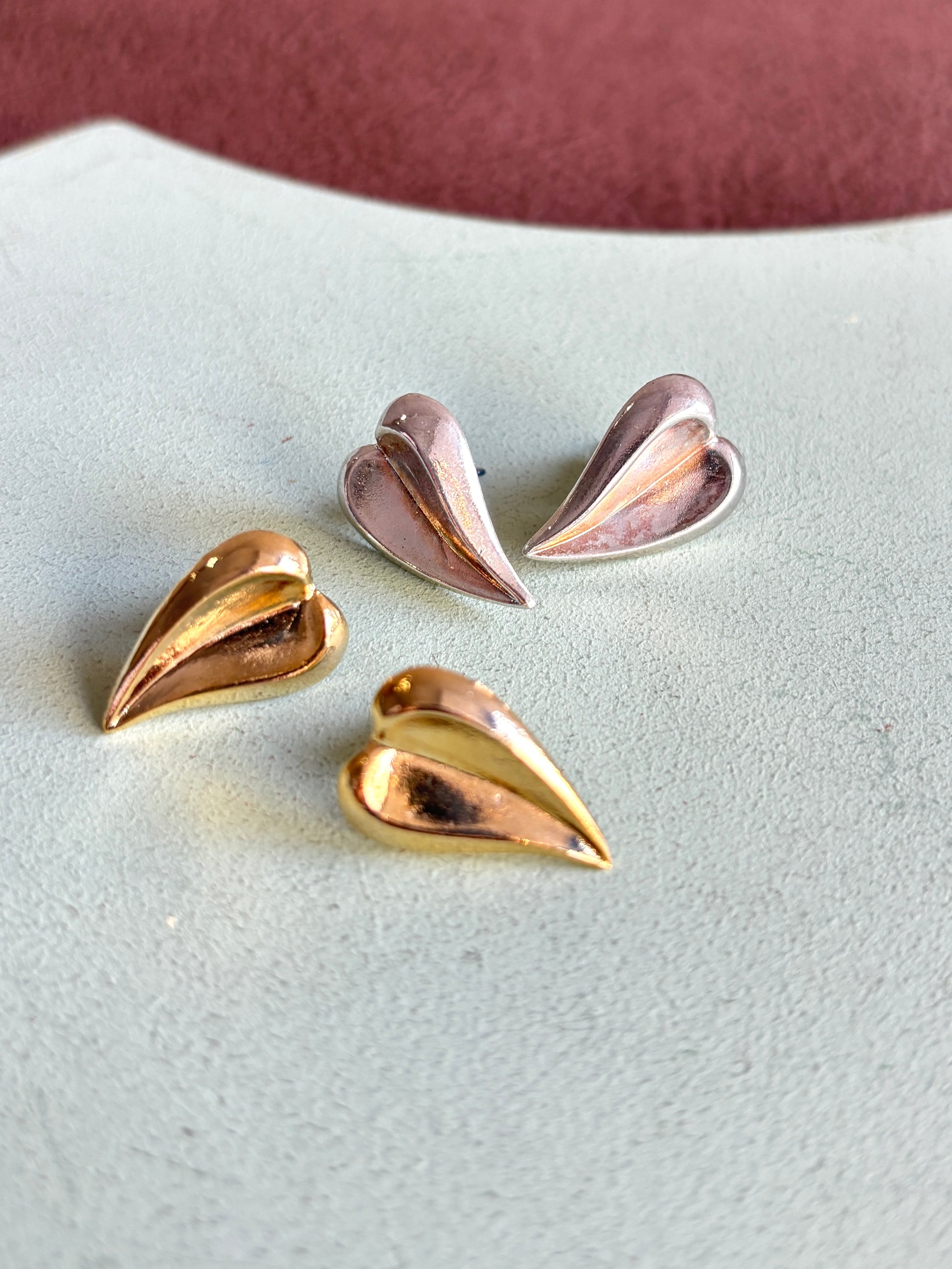 【予約販売】ソリッドハートピアス