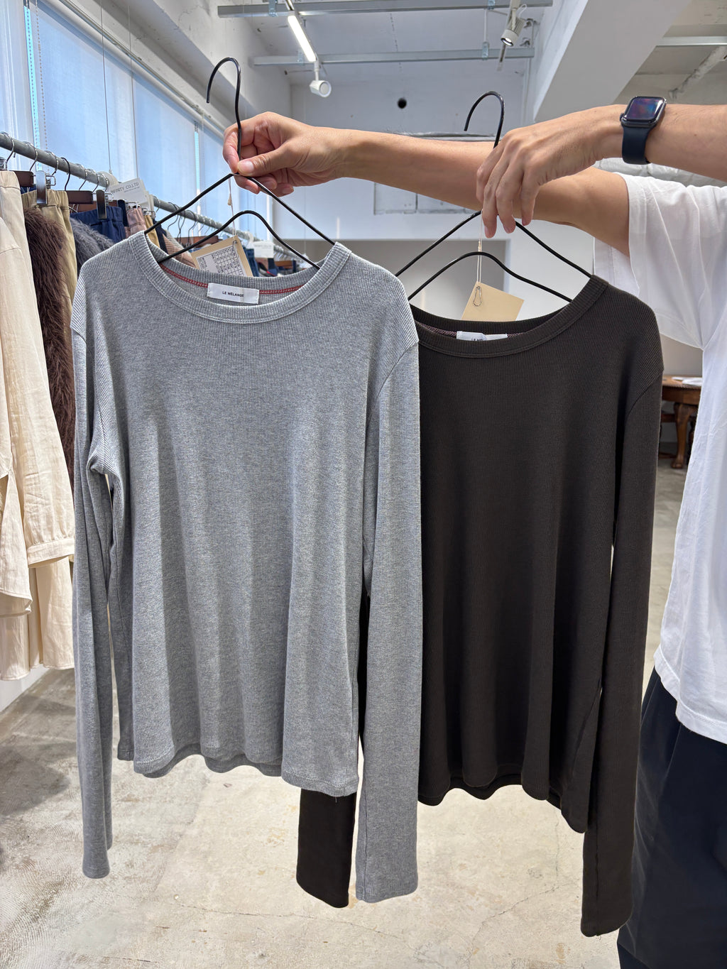 受付終了【予約⚡︎販売】細リブジャージロンT／8651003／LE MÉLANGE／2026 AW #2
