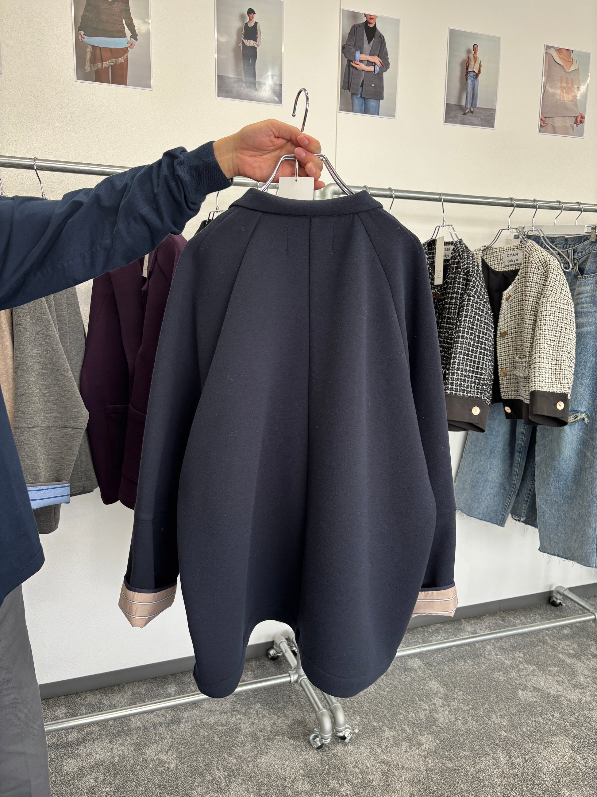 【予約⚡︎販売】マイクロフリースWジャケット／604513／CYAN tokyo／2026 AW#1