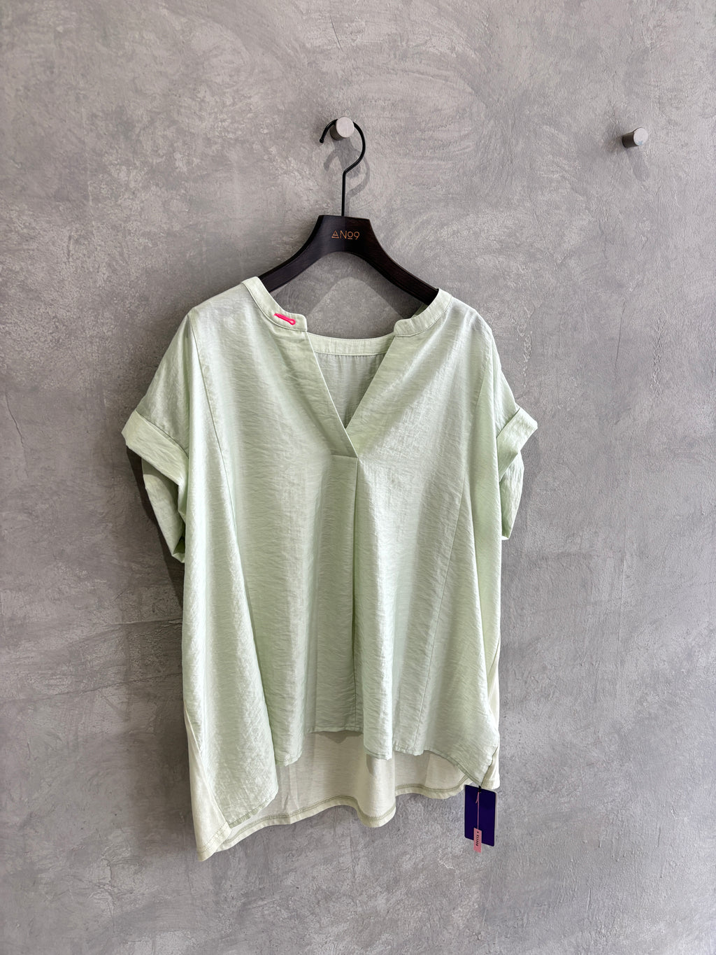 ミニエペ⚡︎シアースキッパー半袖カットソー／No.9-the Nines-