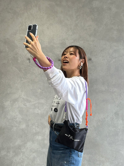 ⭐︎コラボ【予約販売】元祖3wayパラコードスマホショルダー／ホイップウェーブ／受注生産