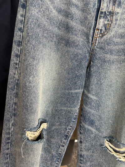 【予約⚡︎販売】クラッシュデニムヴィンテージワイドパンツ／604494／CYAN tokyo／2026 AW#1