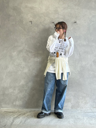 【再入荷】ワッフルドルマンロンT／flamingo firm