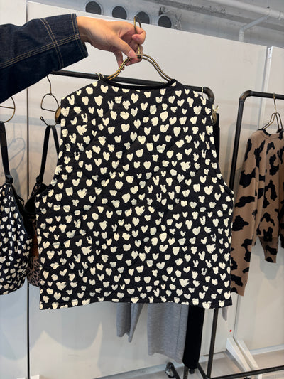 受付終了【予約⚡︎販売】ハート柄パディングベスト／MG JK-26086-A／MARGAUX VINTAGE／2026 AW＃1