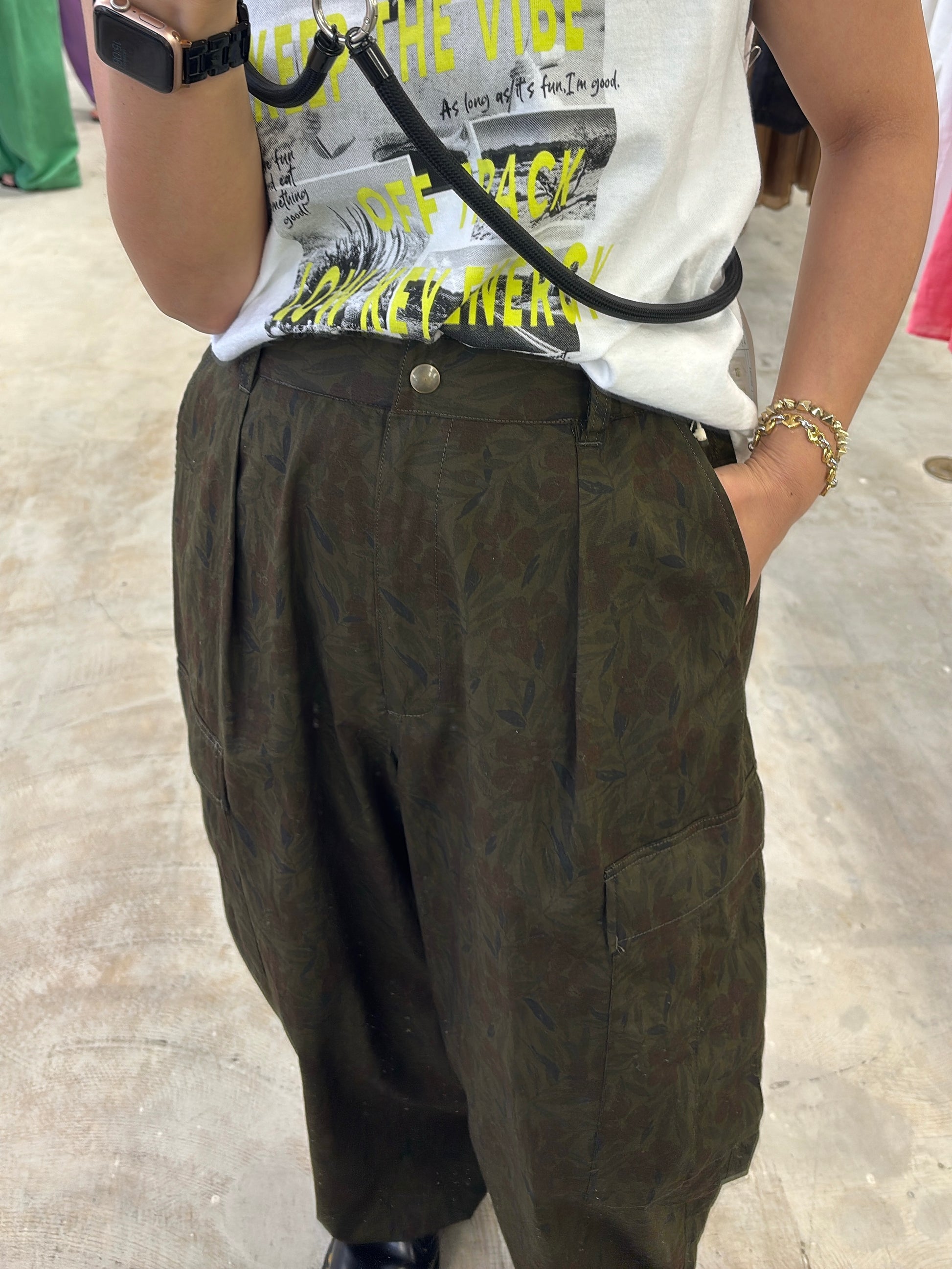 受付終了【予約販売】花柄プリントカーゴパンツ／8623505／LE MÉLANGE／2026 SS#2