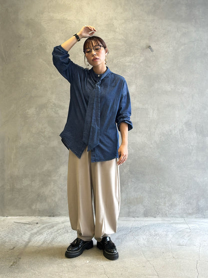 【再入荷】カフタックパンツ／Anna Kerry