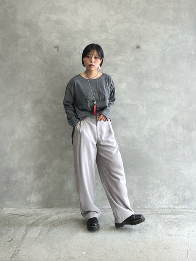 ロゴプリントロンT／Anna Kerry