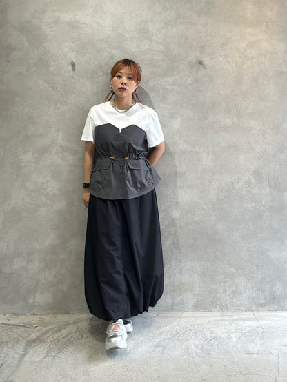 2wayナイロンバルーンスカート