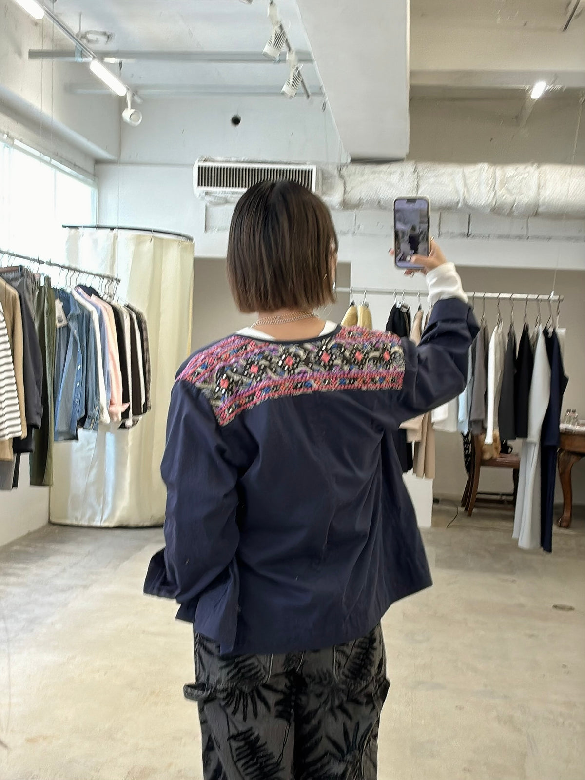 【予約⚡︎販売】刺繍ポケットジャケット／8713805・8713806／LE MÉLANGE／2027 SS #1