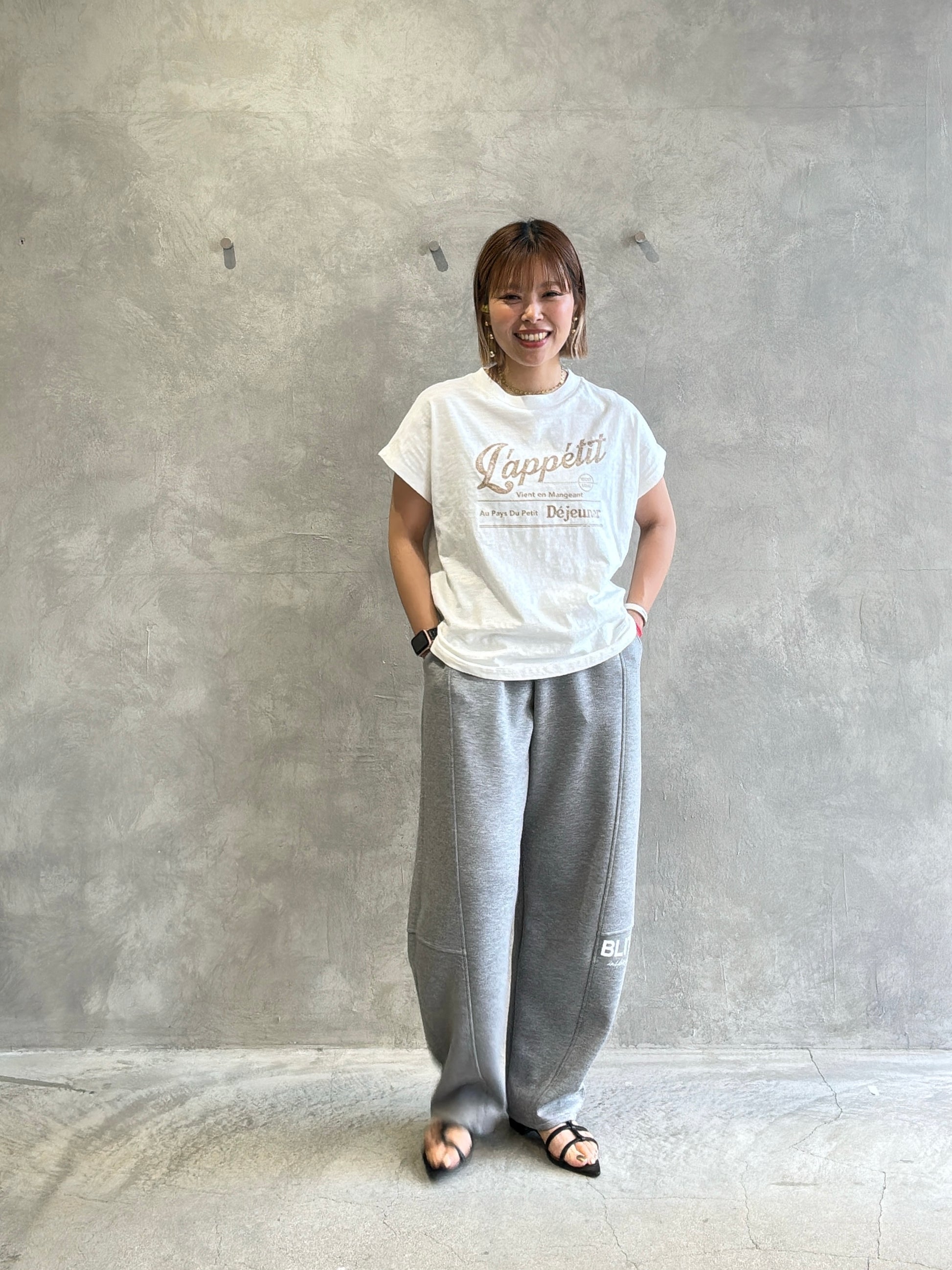 【予約販売】LappetitゆるフレンチスラブTシャツ／ING