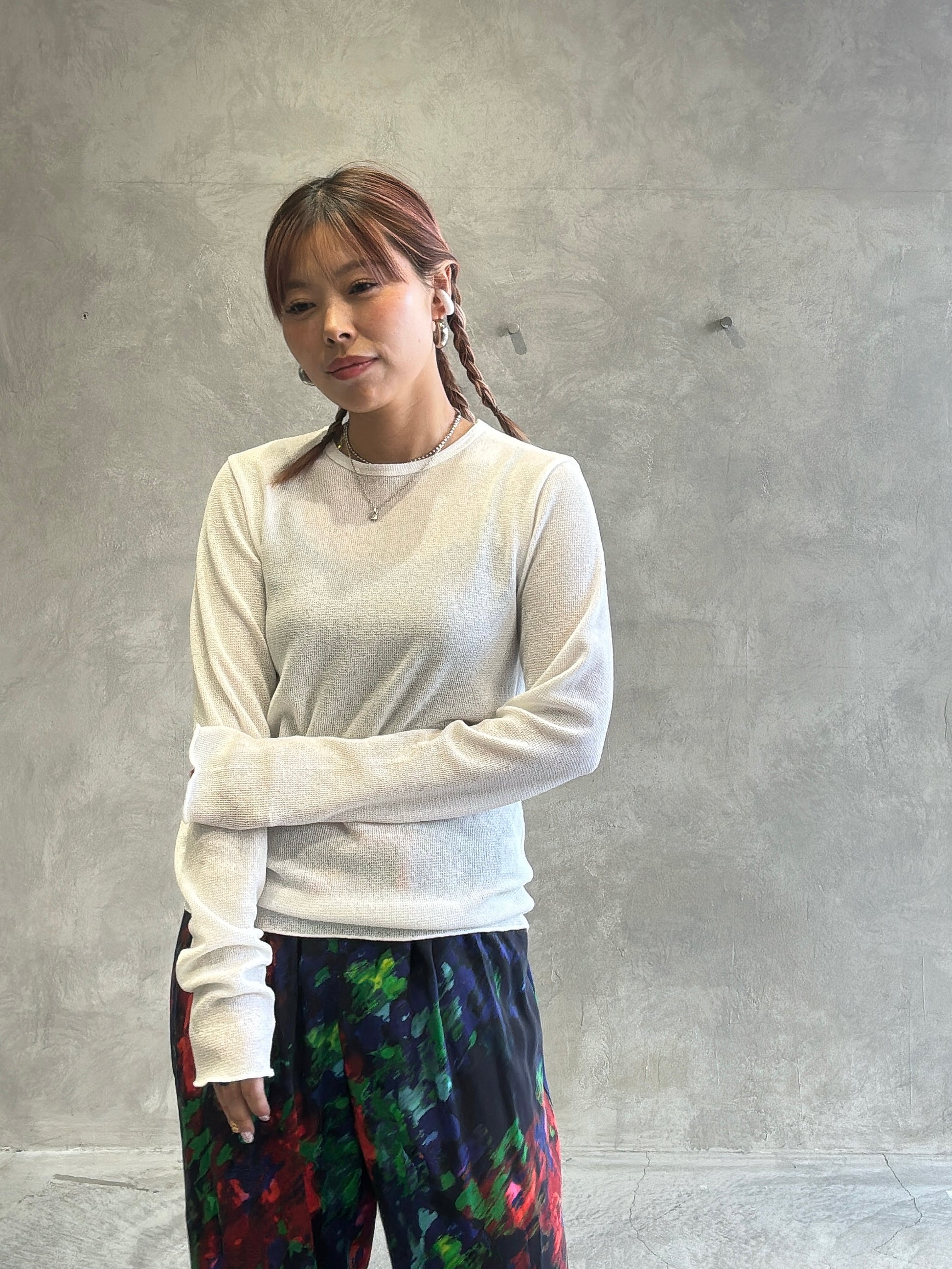 ボートネックカットソー／8611010／LE MÉLANGE