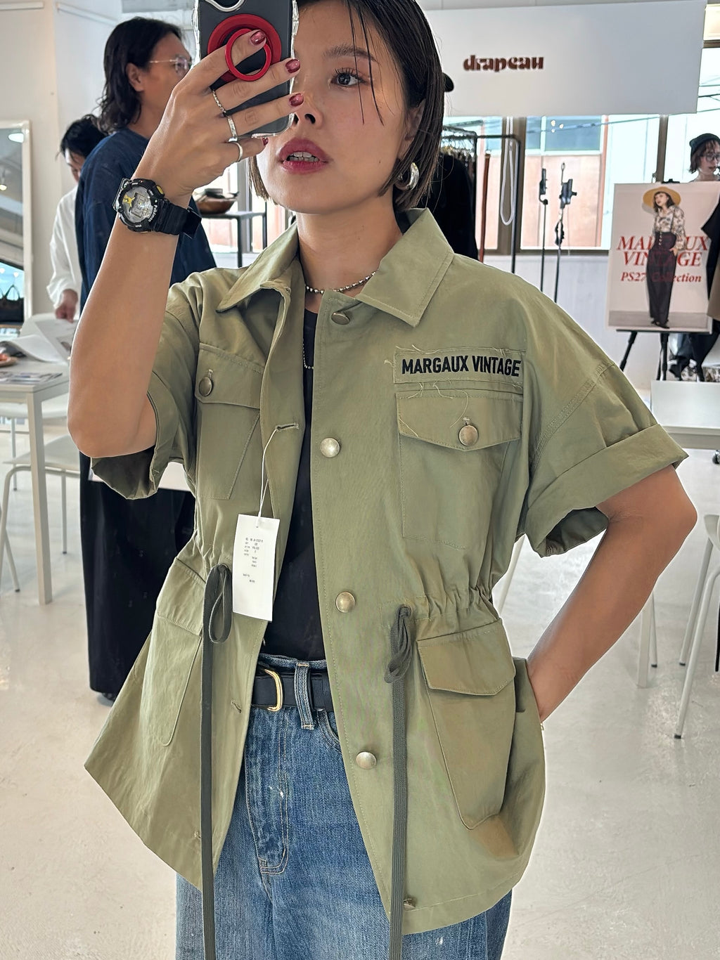 【予約⚡︎販売】サファリジャケット／MG JK - 27027 - S／MARGAUX VINTAGE／2027 PRE SPRING COLLECTION