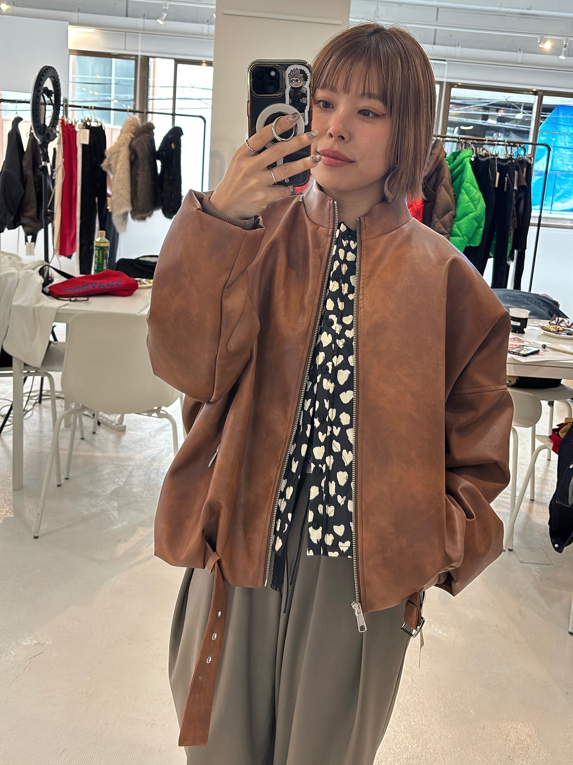 【予約⚡︎販売】ハート柄パディングベスト／MG JK-26086-A／MARGAUX VINTAGE／2026 AW＃1