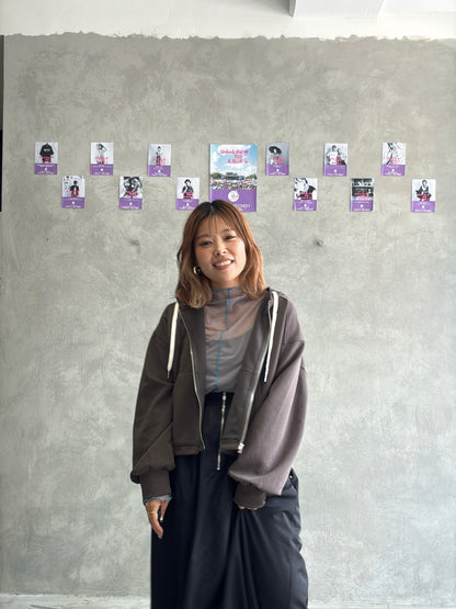 ジップアップパーカー／Anna Kerry