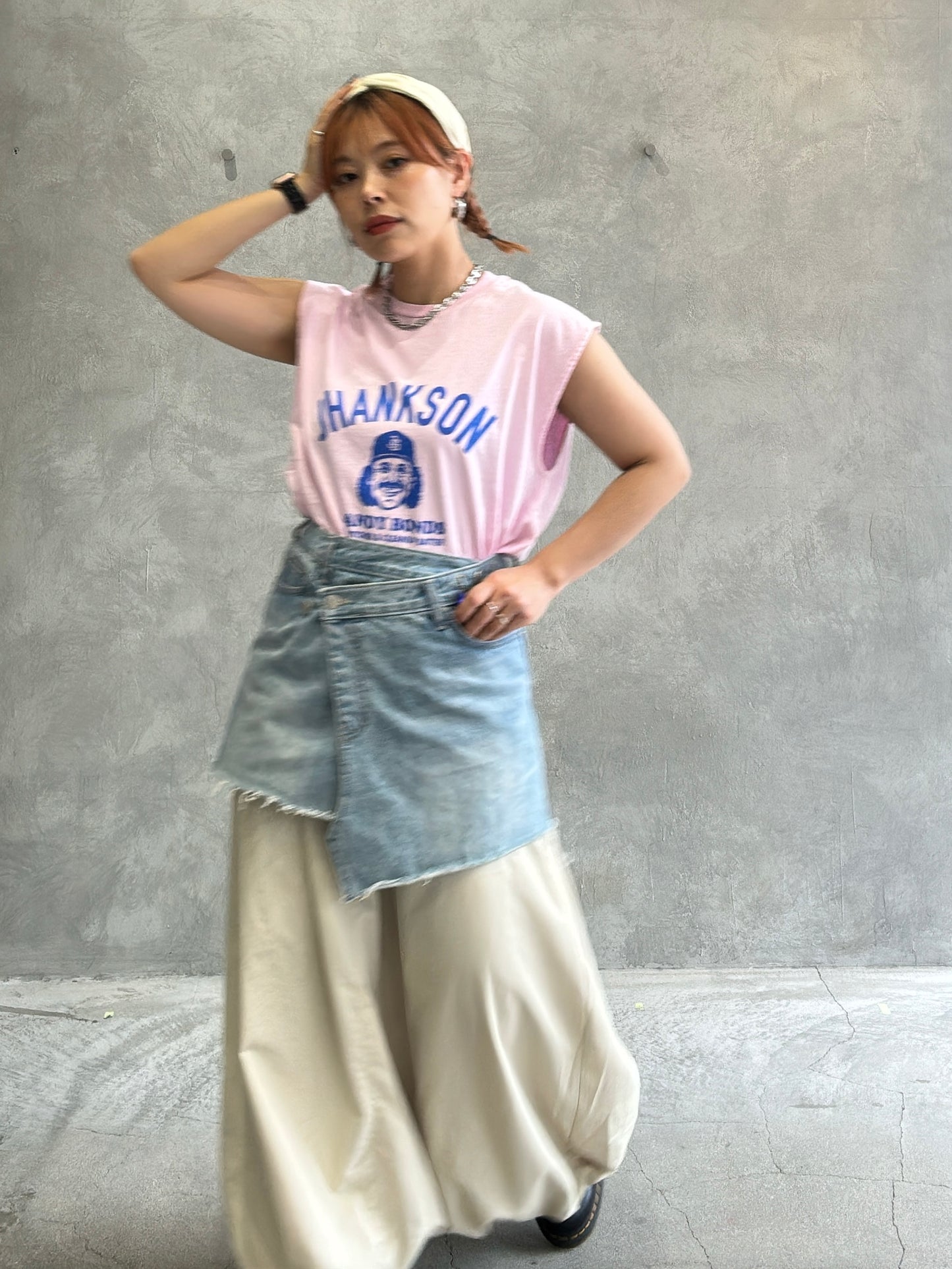 2wayナイロンバルーンスカート