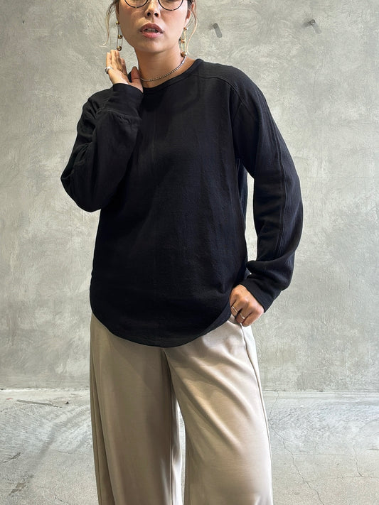 異素材ミックスカットソー／Dignite collier