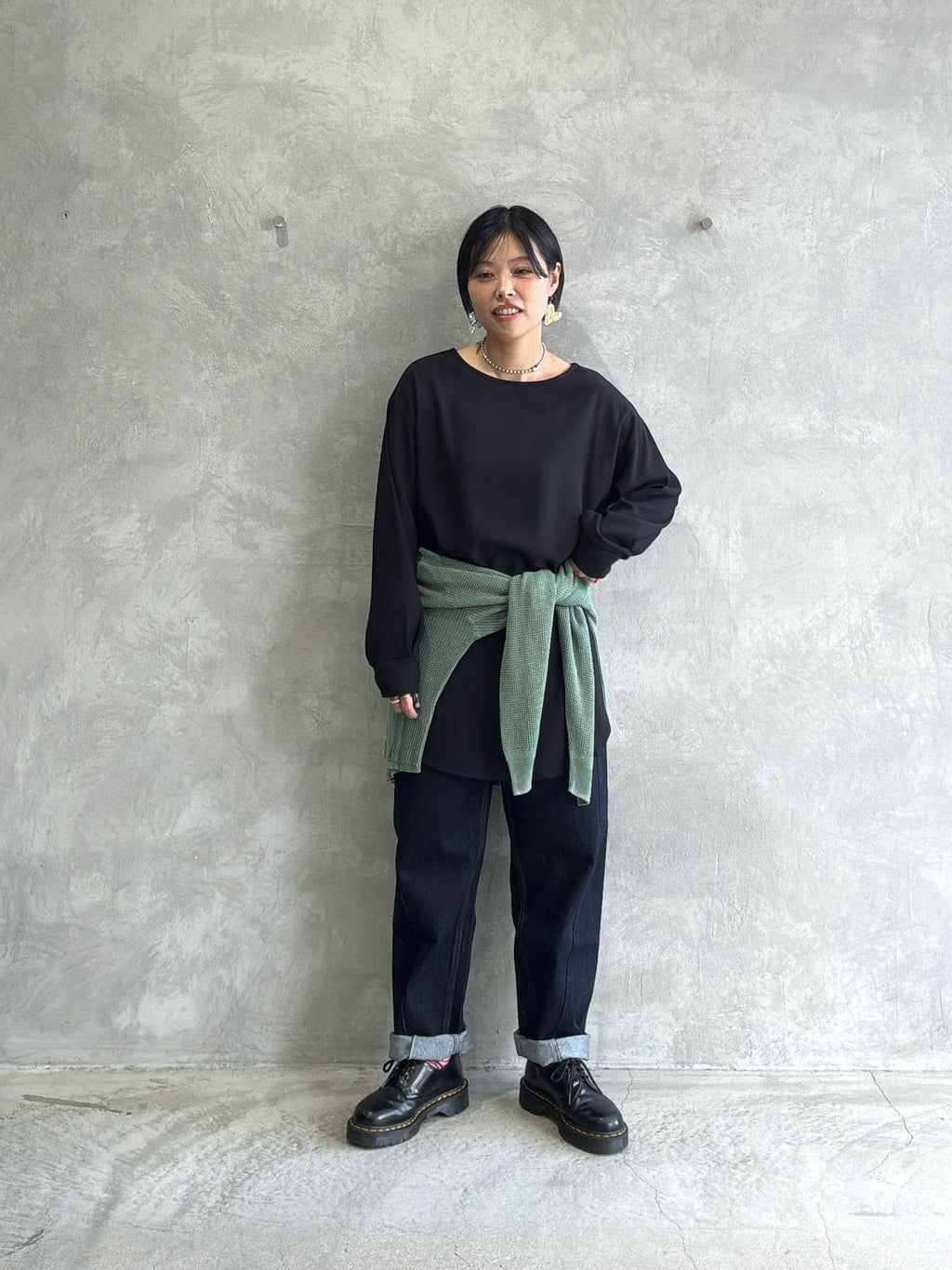前後2wayフォトプリントロンT／Anna Kerry