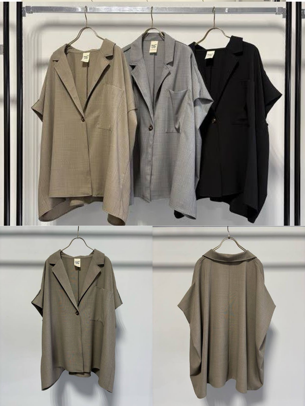 【予約⚡︎販売】ビッグシルエットジレ／MG JK - 27001 - S／MARGAUX VINTAGE／2027 PRE SPRING COLLECTION