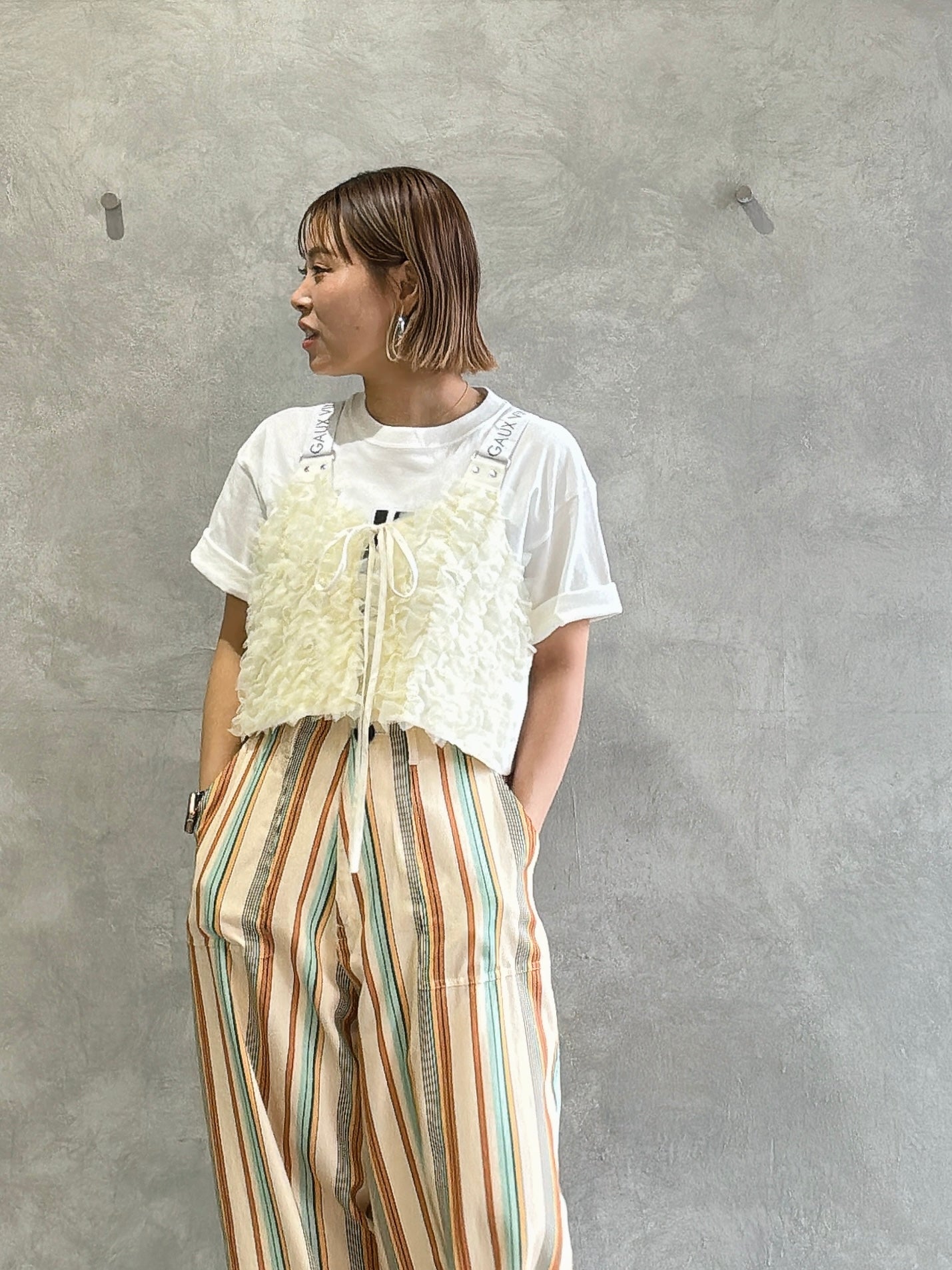 フリルショートビスチェ／AC-26060-S／MARGAUX VINTAGE／2026 SS#2